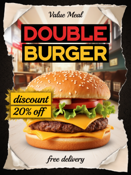 DOUBLE BURGER